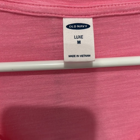 Pink old navy luxe tee - Picture 2 of 2